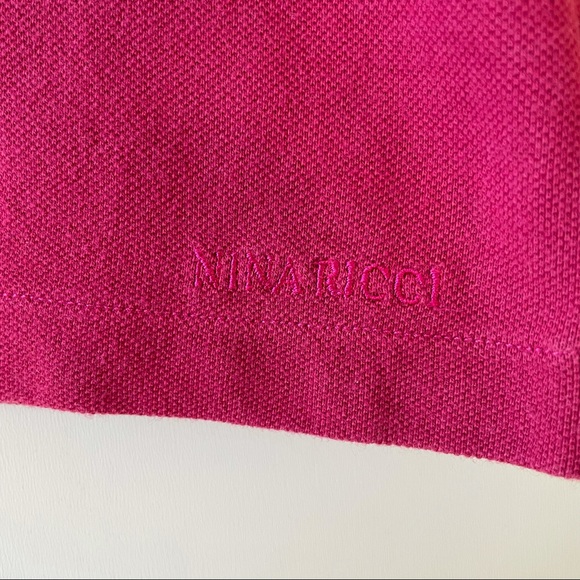 Nina Ricci knitwear burgundy collar top - Picture 5 of 8